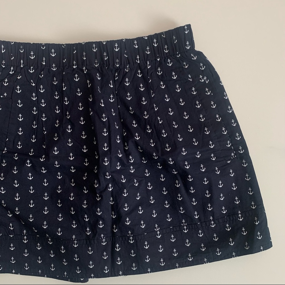 NWT! JCrew Factory Anchor Print Skirt